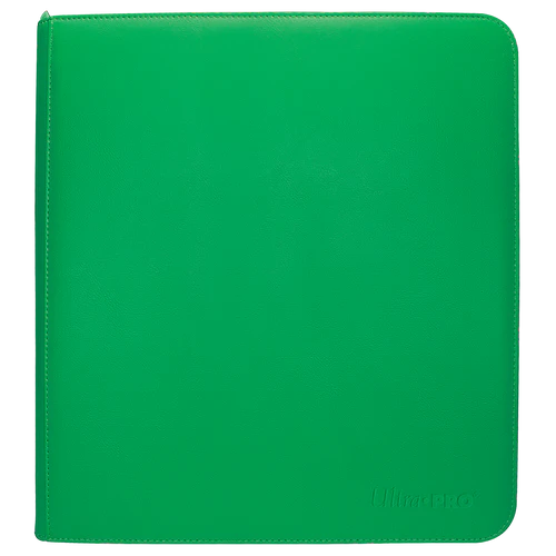 12-Pocket Zippered Pro-Binder - Vivid Green Ultra Pro
