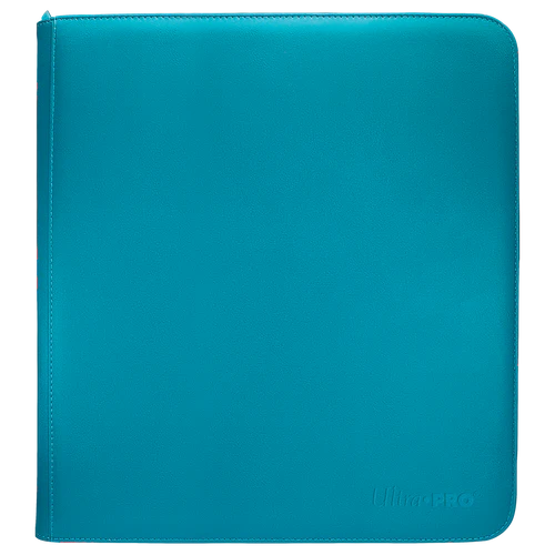 12-Pocket Zippered Pro-Binder - Vivid Teal Ultra Pro