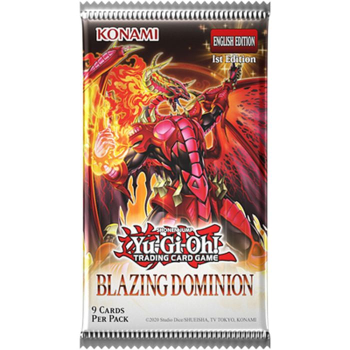 BLAZING DOMINION 重量サーチ済み　354パック Blazing Dominion Booster Pack - Yu-Gi-Oh! – GamerzParadize
