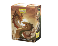 Dragon Shield Standard Dual Matte Art Sleeves - Wood Snake 2025 (100 Sleeves)
