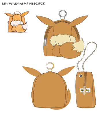 Pokemon Micro Bag Eevee Back