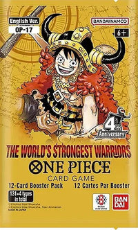One Piece Card Game - The World's Strongest Warriors - OP-17 Booster Pack