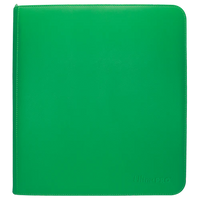12-Pocket Zippered Pro-Binder - Vivid Green Ultra Pro