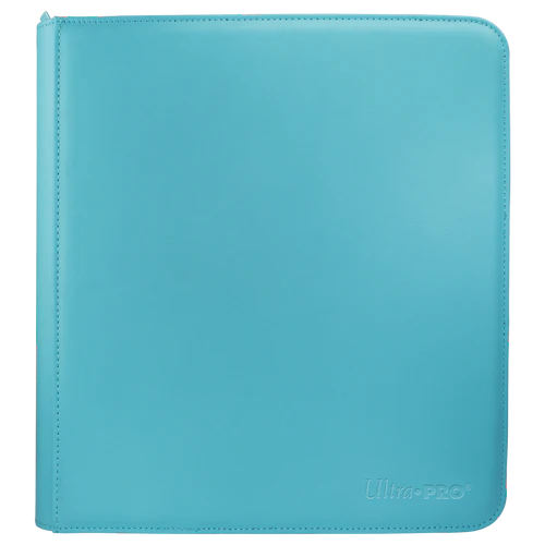 12-Pocket Zippered Pro-Binder - Vivid Light Blue Ultra Pro