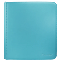 12-Pocket Zippered Pro-Binder - Vivid Light Blue Ultra Pro
