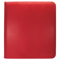 12-Pocket Zippered Pro-Binder - Vivid Red Ultra Pro