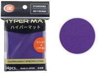 KMC Standard Sleeves - Hyper MAT Purple (64 Sleeves)