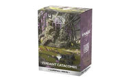 Dragon Shield Standard size License Sleeves - Landfall Series - Verdant Catacomb (100 Sleeves)