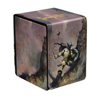 UP - Frank Frazetta - "Warrior with Ball and Chain" Alcove® Flip Deck Box® for Tabletop Gaming
