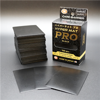 KMC Standard Sleeves - Hyper MAT PRO Black (100 Sleeves)