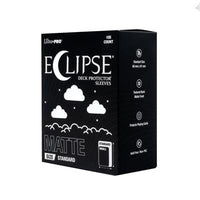 Eclipse Standard Deck Protector Matte Sleeves - Arctic White Ultra Pro