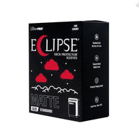 Eclipse Standard Deck Protector Matte Sleeves - Apple Red Ultra Pro