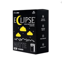 Eclipse Standard Deck Protector Matte Sleeves - Lemon Yellow Ultra Pro