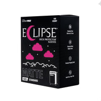 Eclipse Standard Deck Protector Matte Sleeves - Hot Pink Ultra Pro