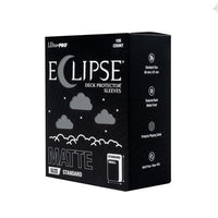 Eclipse Standard Deck Protector Matte Sleeves - Smoke Grey Ultra Pro