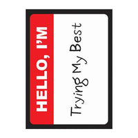 I’m Trying - Double-Matte White Core Sleeves - Ultra Pro