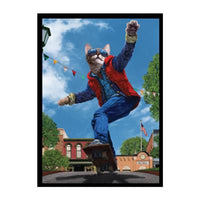 Movie Cats: Cat to the Future - Double-Matte White Core Sleeves - Ultra Pro
