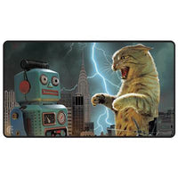 Movie Cats: Catzilla - Black Stitched-edge Playmat - Ultra Pro