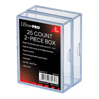 2-Piece Storage Box - for 25 Cards - Clear Ultra Pro