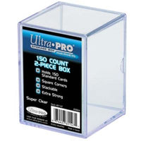 2-Piece Storage Box - for 150 Cards - Clear - Ultra Pro
