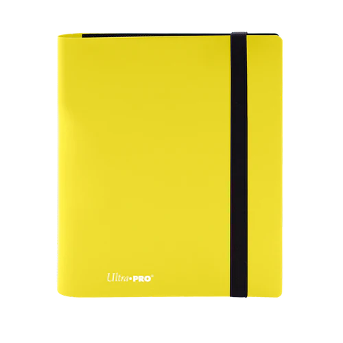 4-Pocket Pro Binder Eclipse - Lemon Yellow Ultra Pro
