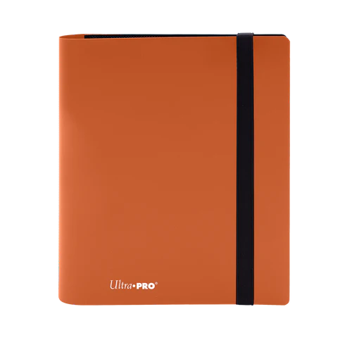 4-Pocket Pro Binder Eclipse - Pumpkin Orange Ultra Pro
