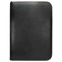 4-Pocket Zippered Pro Binder - Vivid Black Ultra Pro