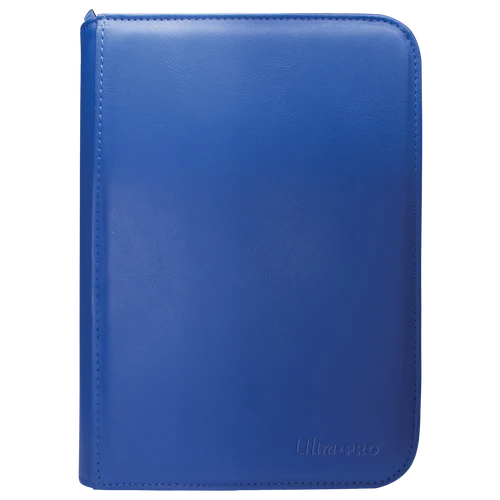 4-Pocket Zippered Pro Binder - Vivid Blue Ultra Pro