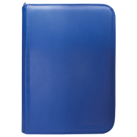 4-Pocket Zippered Pro Binder - Vivid Blue Ultra Pro
