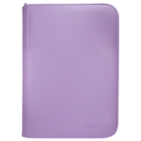 4-Pocket Zippered Pro Binder - Vivid Purple Ultra Pro