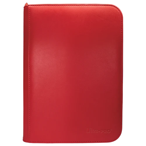 4-Pocket Zippered Pro Binder - Vivid Red Ultra Pro