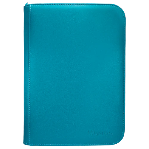 4-Pocket Zippered Pro Binder - Vivid Teal Ultra Pro