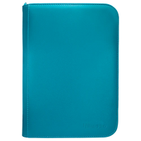 4-Pocket Zippered Pro Binder - Vivid Teal Ultra Pro