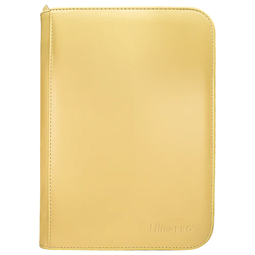 4-Pocket Zippered Pro Binder - Vivid Yellow Ultra Pro