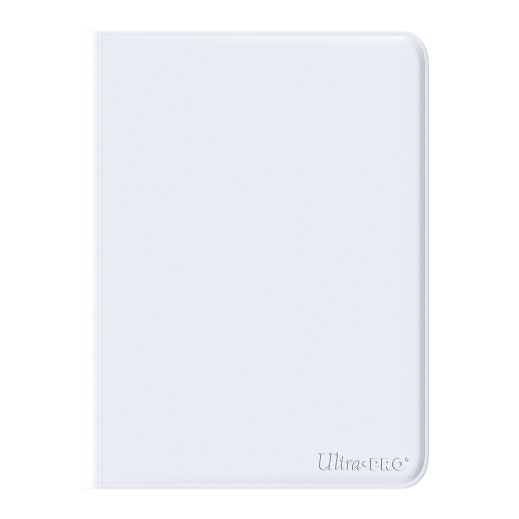 4-Pocket Zippered Pro Binder - White Ultra Pro