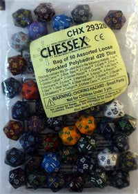 Chessex Dice D20 Speckled 16mm