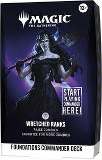 Foundations Commander Deck Wretched Ranks MTG