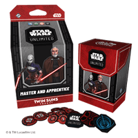 Star Wars: Unlimited - Twin Suns Deck -Master and Apprentice: Count Dooku and Asajj Ventress