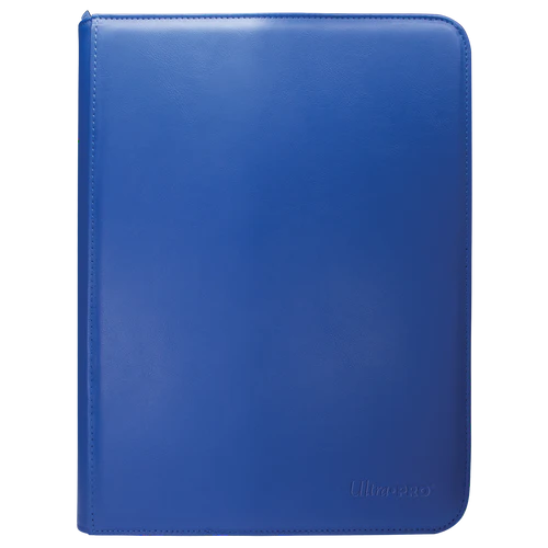 9-Pocket Zippered Pro Binder - Vivid Blue Ultra Pro