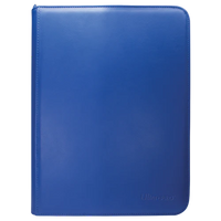 9-Pocket Zippered Pro Binder - Vivid Blue Ultra Pro