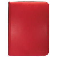 9-Pocket Zippered Pro Binder - Vivid Red Ultra Pro