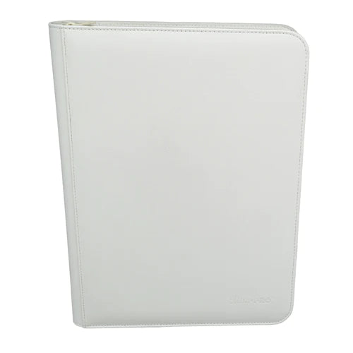 9-Pocket Zippered Pro Binder - Vivid White Ultra Pro