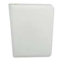 9-Pocket Zippered Pro Binder - Vivid White Ultra Pro