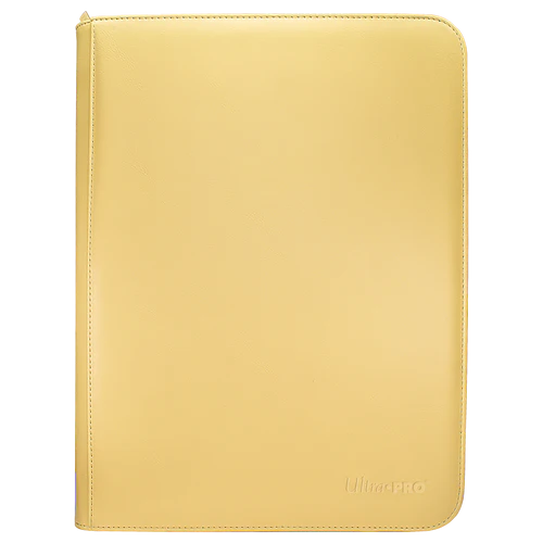 9-Pocket Zippered Pro Binder - Vivid Yellow Ultra Pro