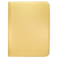 9-Pocket Zippered Pro Binder - Vivid Yellow Ultra Pro