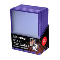 Toploader - 3" X 4" Purple Border 25ct - Ultra Pro