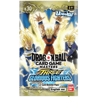 Dragon Ball SCG Masters - Ultra-Bout Series Set 3 - Three Glorious Fighters Booster Pack- B30