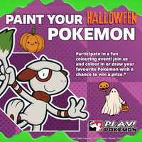 Pokémon Halloween Painting Event! 18-10-2025