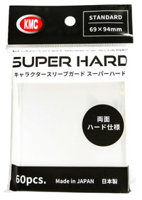 KMC Character Guard Standard Sleeve Covers Super Hard Clear
