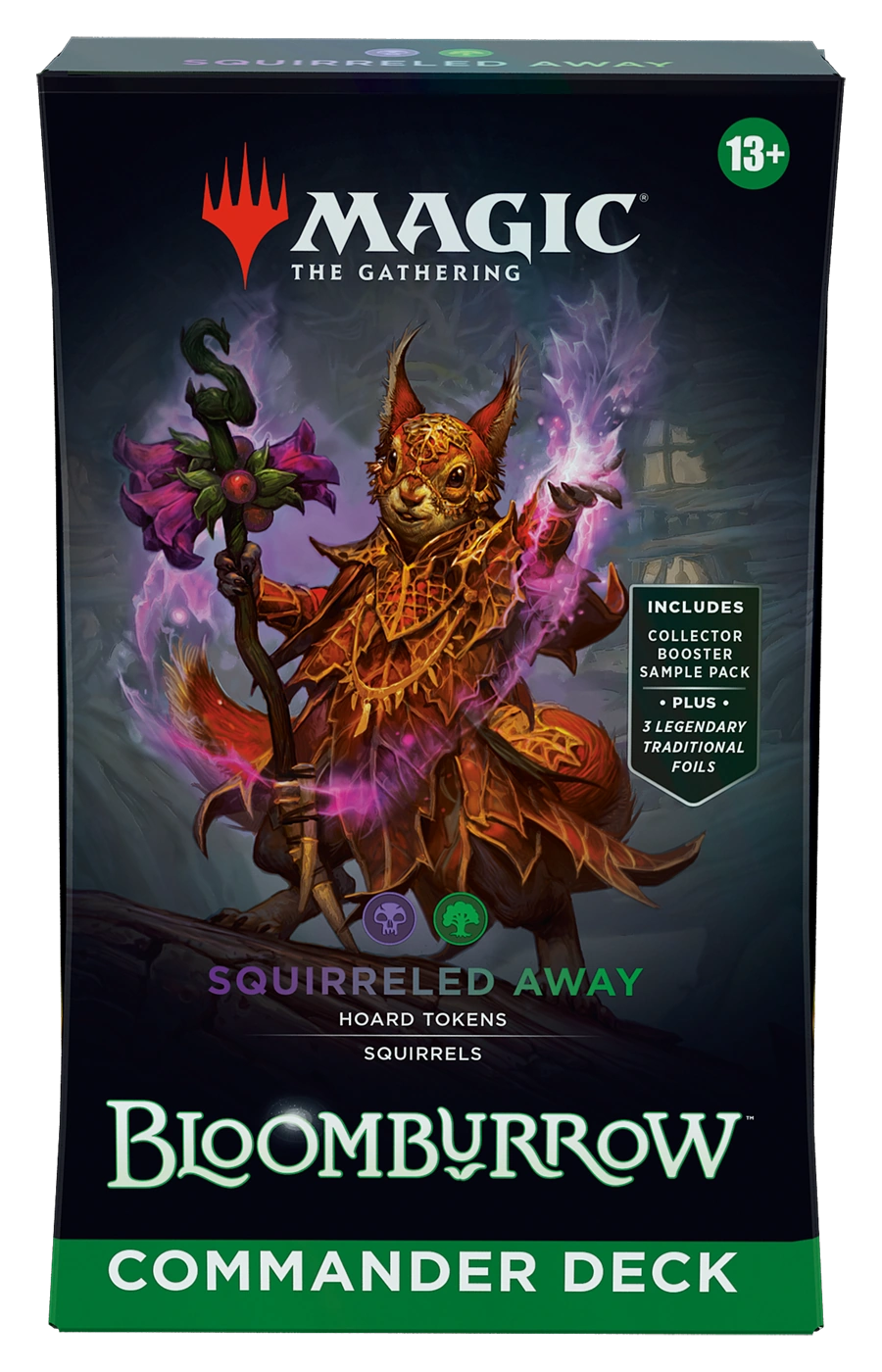 Bloomburrow Commander Deck Squirreled Away MTG